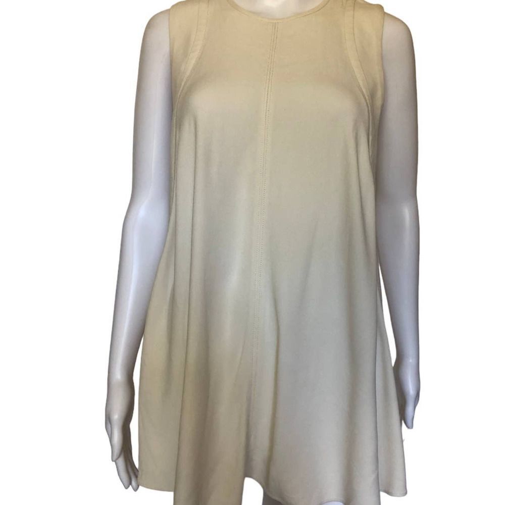 Proenza Schouler Ivory Trapeze Blouse Minimal Capsule Wardrobe, Size 6 US